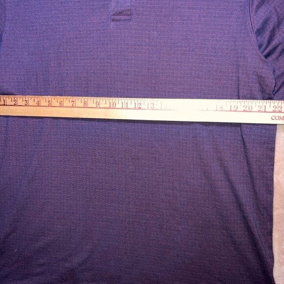 David Taylor‎ Collection Men XLT Burgundy 2 Button Short Sleeve Golf Polo (B) - Picture 4 of 6